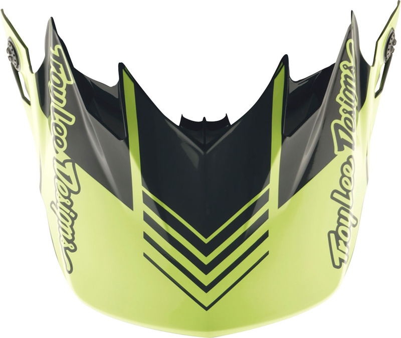 Visière TROY LEE DESIGNS GP Pro Segment - jaune fluo/noir