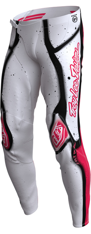 Pantalon TROY LEE DESIGNS SE Ultra Membrane - blanc/Infra Red
