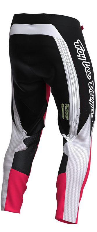 Pantalon TROY LEE DESIGNS SE Pro Stripes - Infra Red/noir 