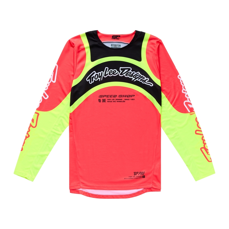 Maillot TROY LEE DESIGNS GP Pro Swerve - Infra Red/jaune 