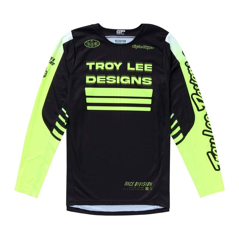 Maillot TROY LEE DESIGNS GP Pro Segment - noir/jaune 