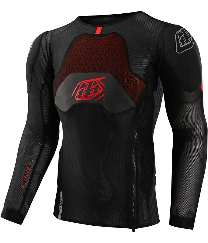 Gilet de protection TROY LEE DESIGNS Stage Ghost D3O - manches longues 