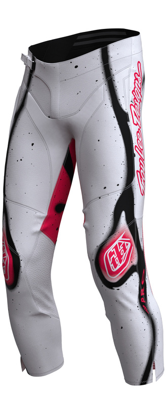 Pantalon enfant TROY LEE DESIGNS GP Pro Membrane - blanc/Infra Red 