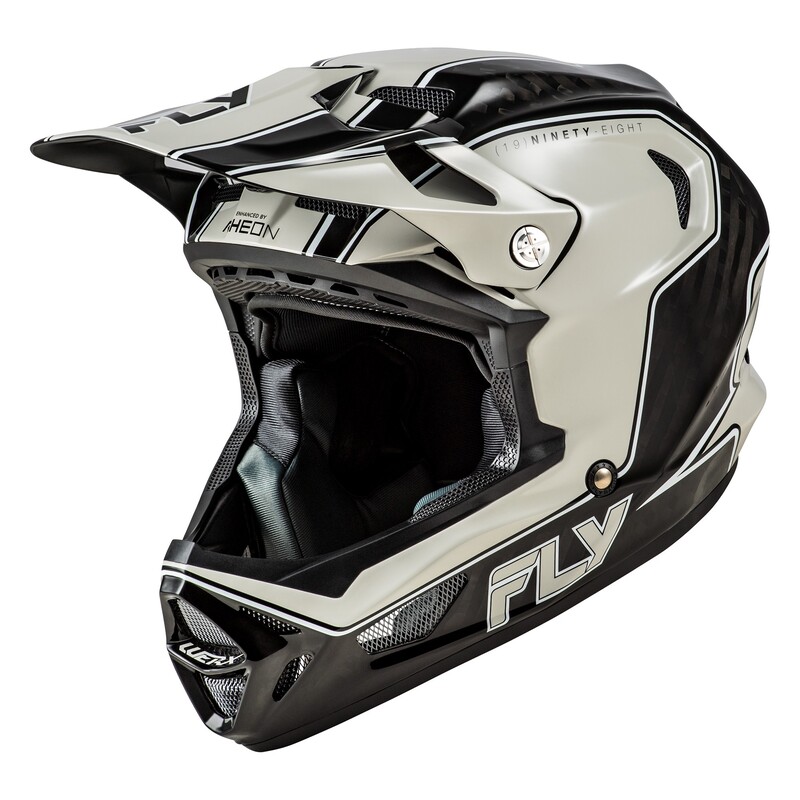 Casque vélo FLY RACING Werx-R Carbon Flow - noir/gris