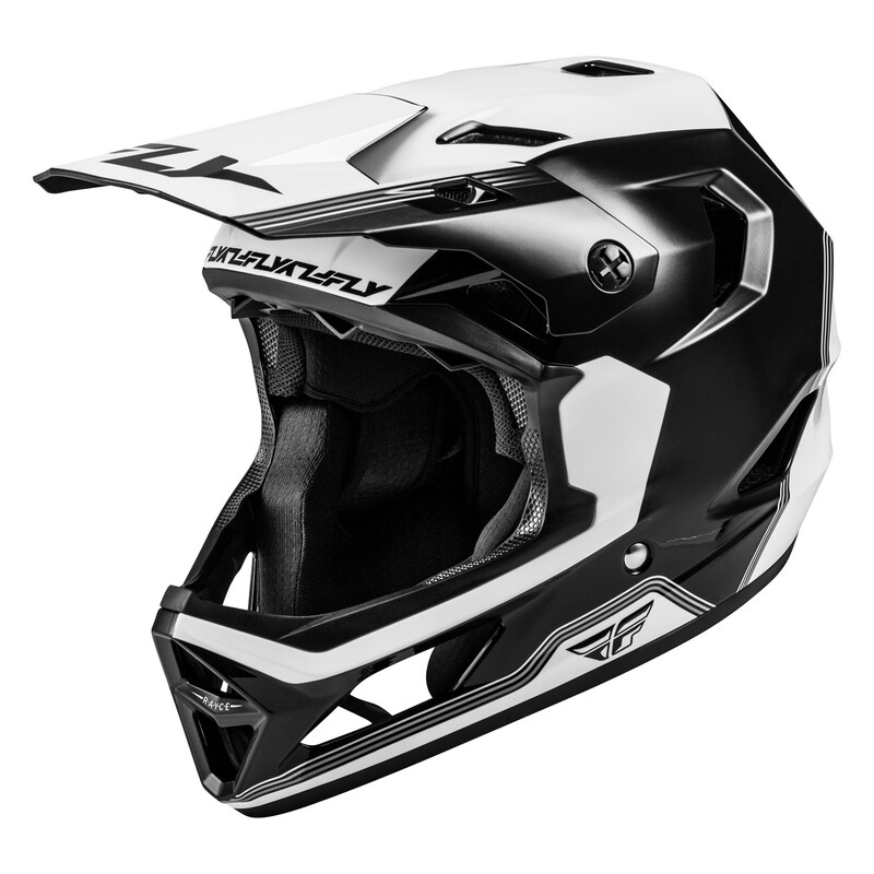 Casque vélo FLY RACING Rayce Repeat - noir/blanc