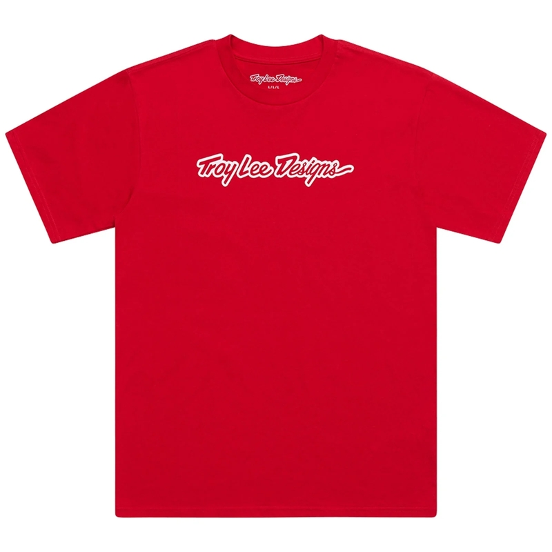 T-Shirt TROY LEE DESIGNS Signature - Team Red 