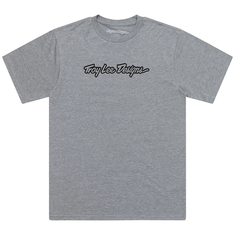 T-Shirt TROY LEE DESIGNS Signature - Gray Heather 