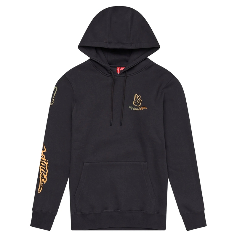 Hoodie TROY LEE DESIGNS Peace Out - Carbon 