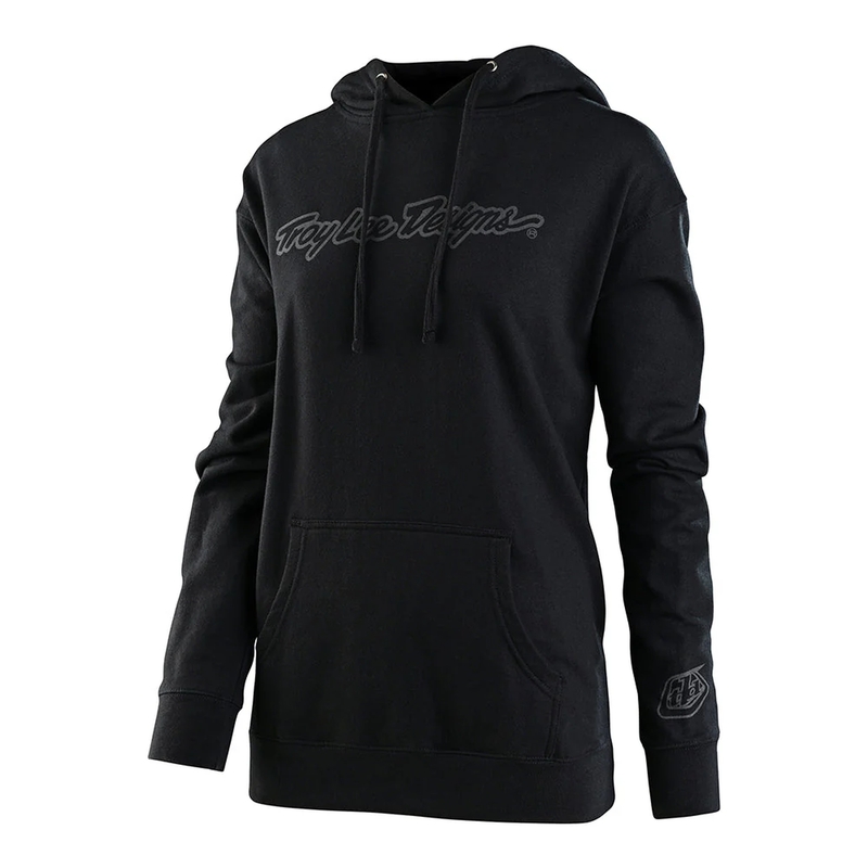 Hoodie femme TROY LEE DESIGNS Signature - noir 