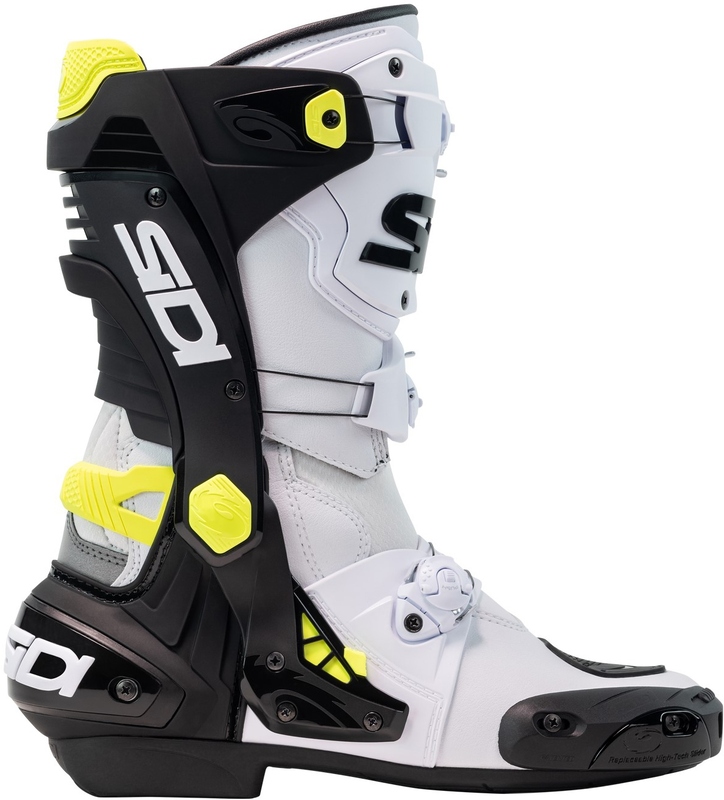 Bottes SIDI Rex - blanc / noir / jaune