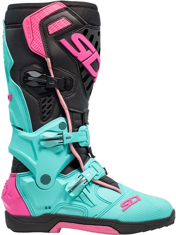 Bottes SIDI Crossair - Menthe / noir / rose