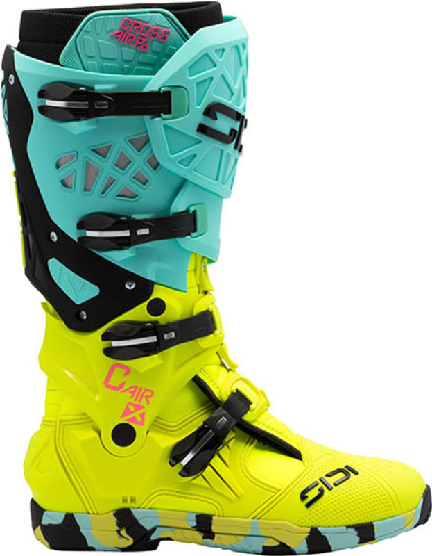 Bottes SIDI Crossair X - Mint/jaune fluo