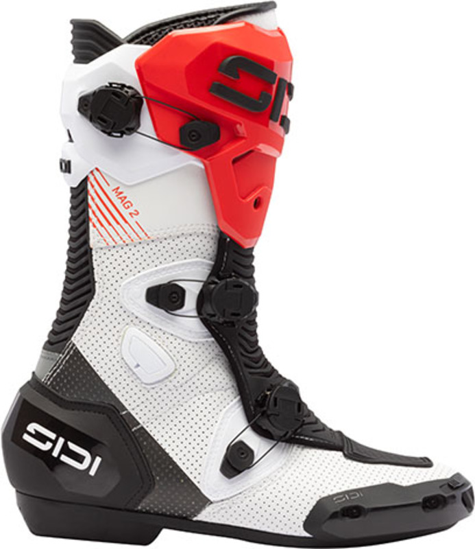 Bottes SIDI Mag-2 Air - blanc/noir/rouge 
