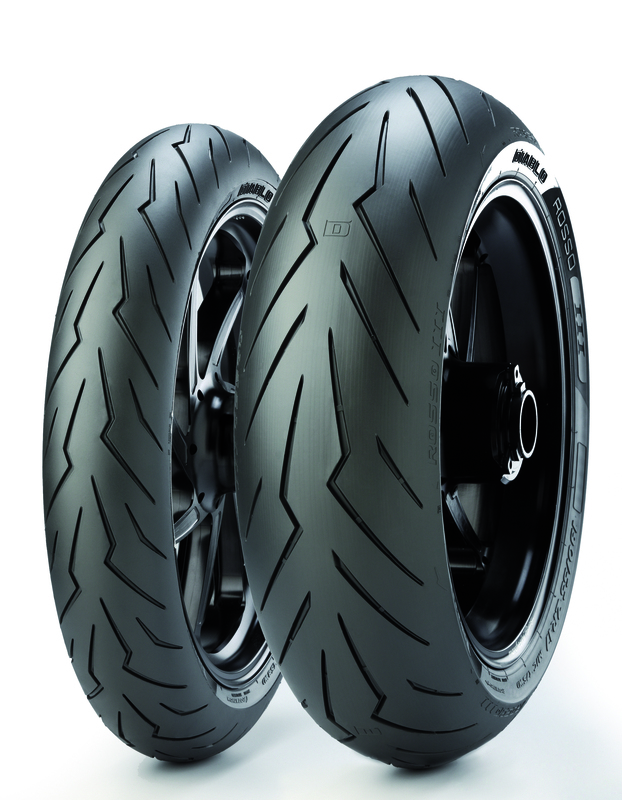 Pneu PIRELLI DIABLO ROSSO III (F) (K) Kawasaki Ninja H2 120/70 ZR 17 M/C (58W) TL