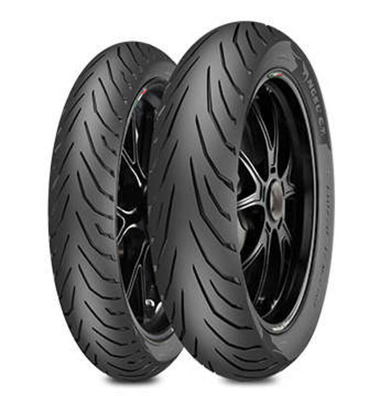 Pneu PIRELLI ANGEL CITY (F) 80/90-17 M/C 44S TL 