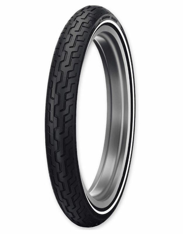 Pneu DUNLOP D402F WWW (HARLEY-D) Flancs Blancs Larges MT90 B 16 M/C 72H TL 