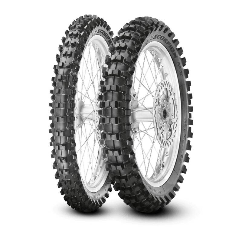 Pneu PIRELLI SCORPION MX32 MID SOFT (F) Stadium 80/100-21 M/C 51M MST TT 