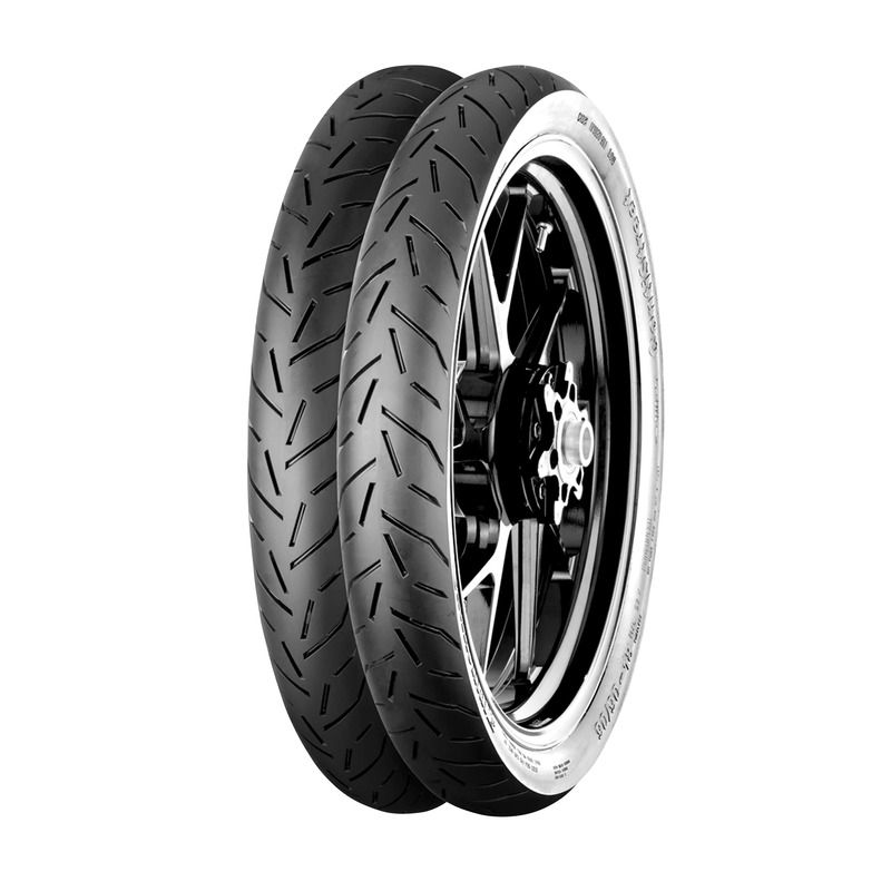Pneu CONTINENTAL CONTISTREET 100/80-18 M/C 53P TL 