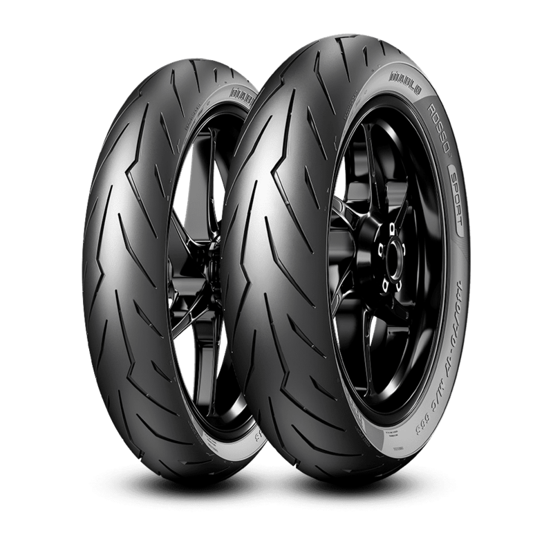 Pneu PIRELLI DIABLO ROSSO SPORT 100/80-17 M/C 52S TL