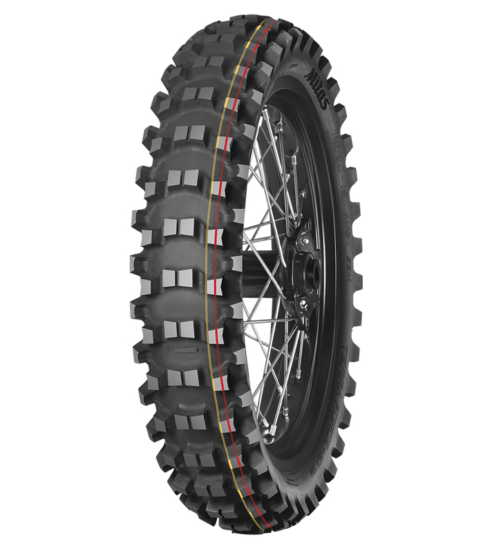 Pneu MITAS TERRA FORCE-MX SM 90/100-14 49M TT SOFT MEDIUM TERRAIN RED YELLOW NHS 
