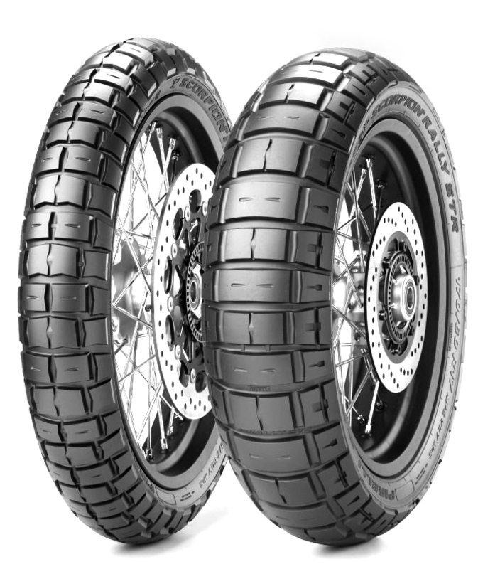 Pneu PIRELLI SCORPION RALLY STR (F) 110/80 R 19 M/C 59V TL M+S 
