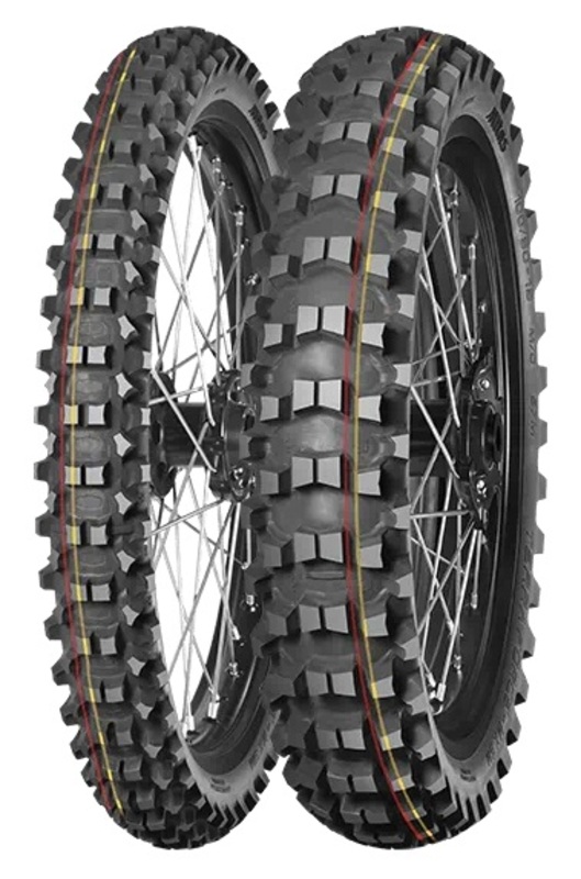 Pneu MITAS TERRA FORCE-MX SM 100/90-19 NHS 57M TT SOFT TO MEDIUM RED YELLOW 